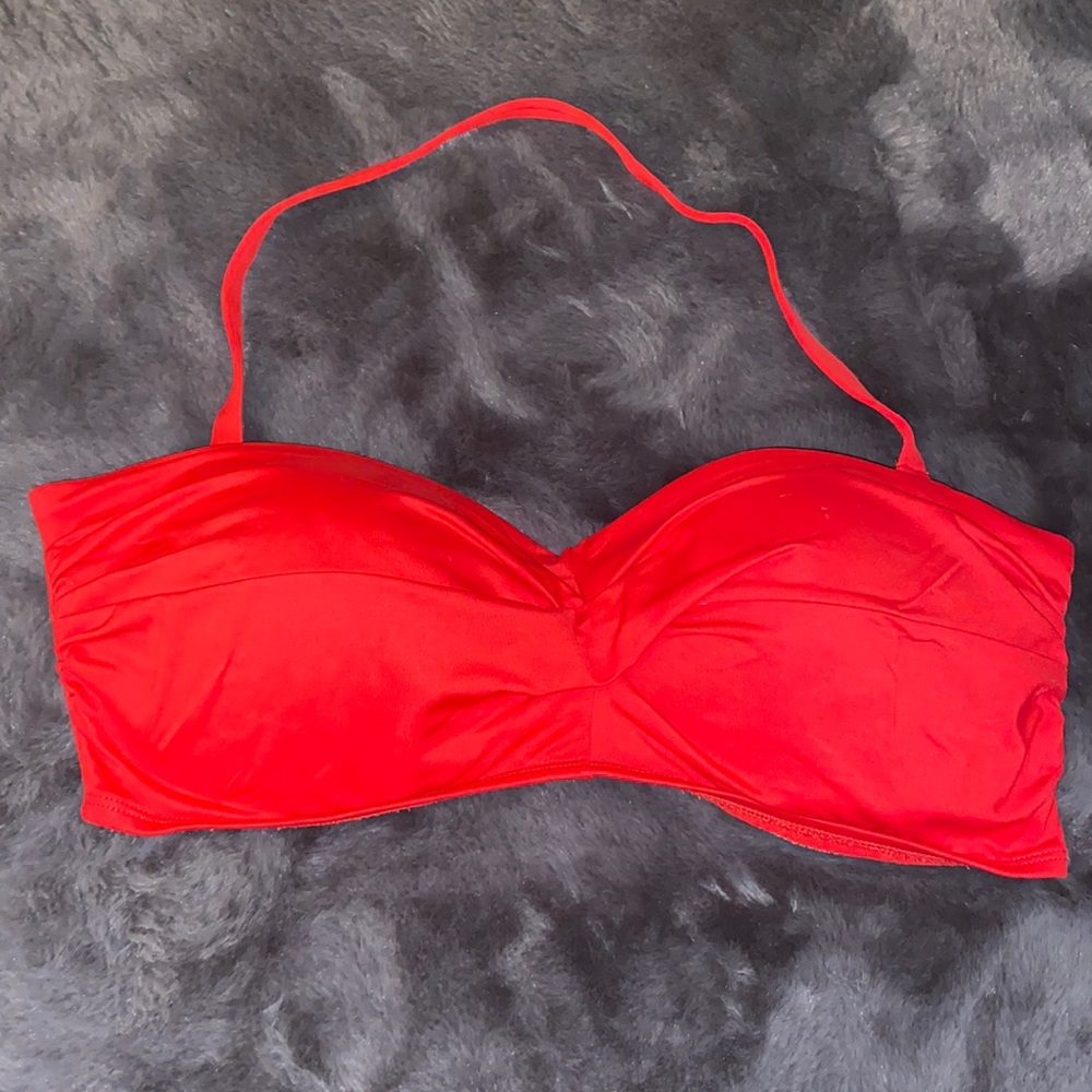 Red bikini top